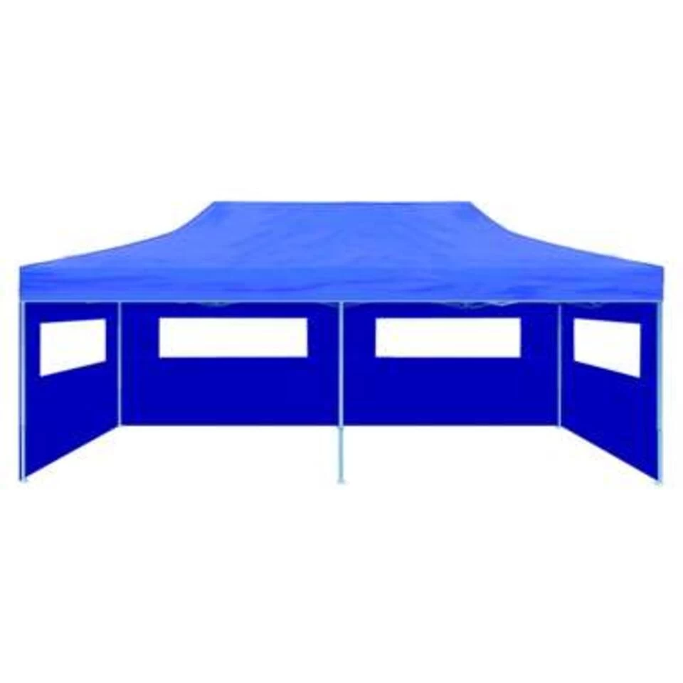 VidaXL Partytent Pop-up Inklapbaar 3x6 M Blauw - Afbeelding 3