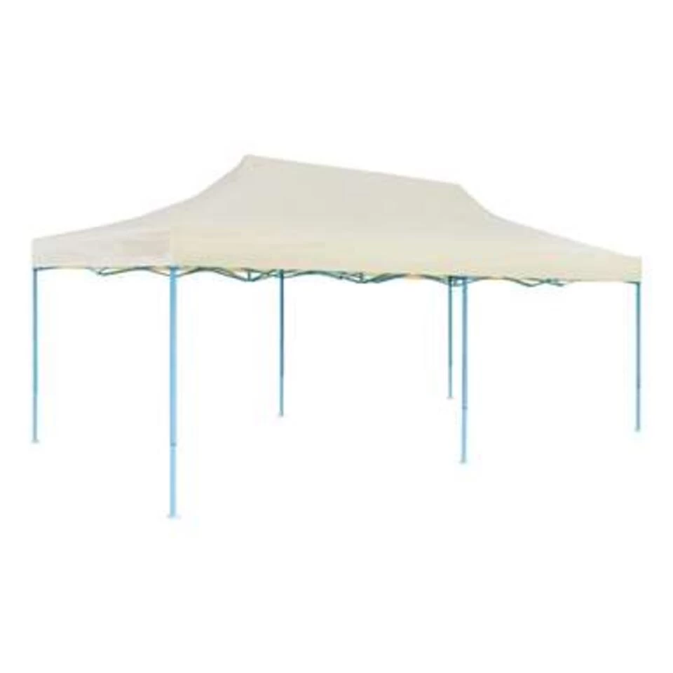 VidaXL Partytent Pop-up Inklapbaar 3x6 M Crème - Afbeelding 4