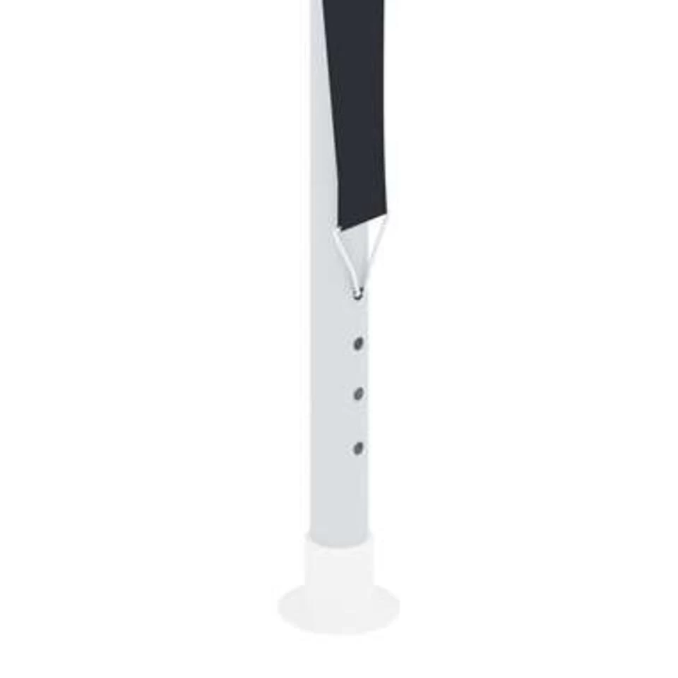 VidaXL Partytent Professioneel 90 G/m² 4x4 M Antraciet - Afbeelding 4