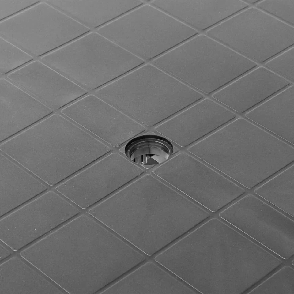 VidaXL Tuintafel 80x75x72 Cm Kunststof Antraciet - Afbeelding 3