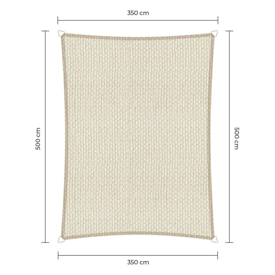 Sunfighters Rechthoek 3,5x5 Ivoor - Afbeelding 2