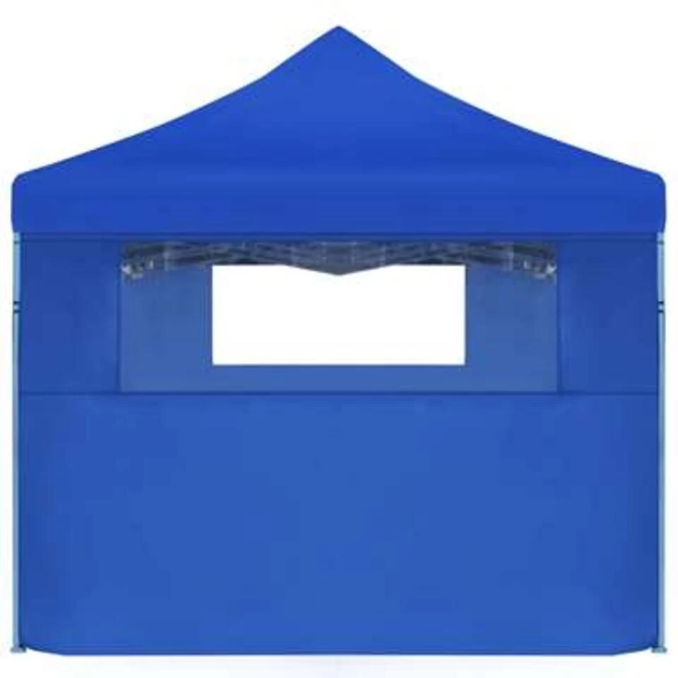VidaXL Vouwtent Pop-up Met 5 Zijwanden 3x9 M Blauw - Afbeelding 4