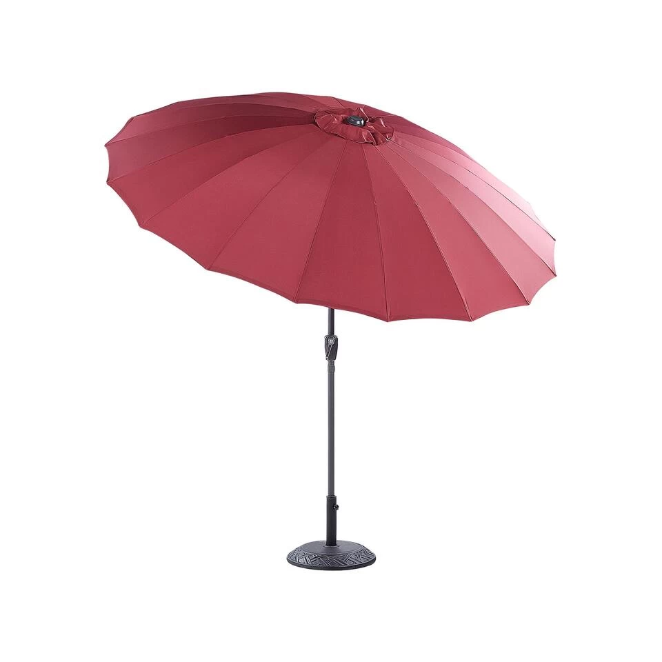 Beliani Marktscherm BAIA - Rood Polyester - Afbeelding 4