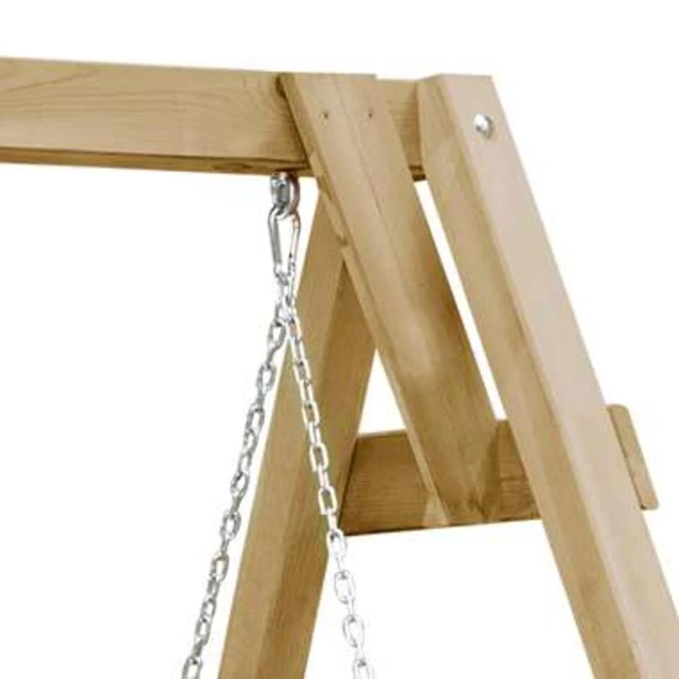 VidaXL Schommelbank 205x150x157 Cm Geïmpregneerd Grenenhout - Afbeelding 4