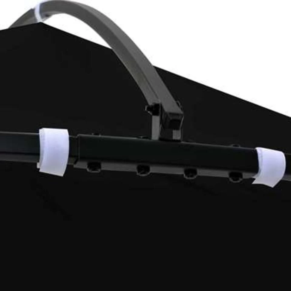 VidaXL Prieel Rond 300x290 Cm Antraciet - Afbeelding 2