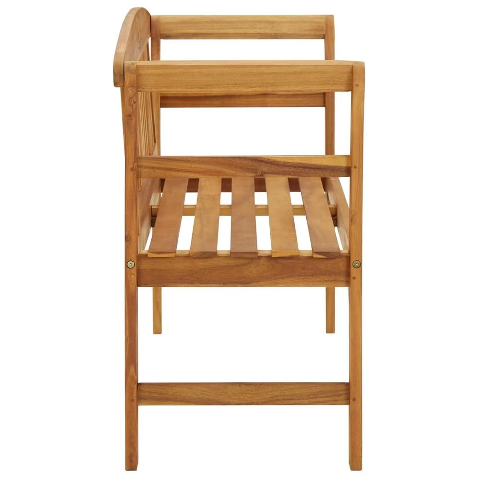 VidaXL Tuinbank 114 Cm Massief Acaciahout - Afbeelding 3