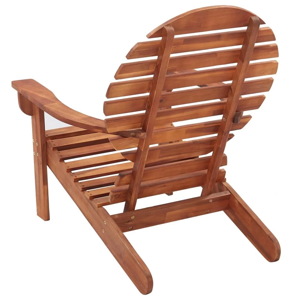 VidaXL Stoel Adirondack Massief Acaciahout - Afbeelding 3