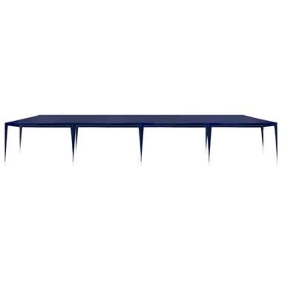 VidaXL Partytent 3x12 M PE Blauw - Afbeelding 2